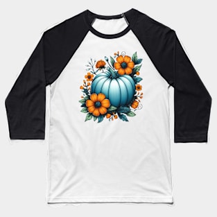 Fall Season Pumpkin Baseball T-Shirt